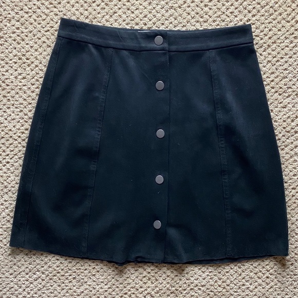 Faux Suede Mini Skirt - Picture 2 of 2